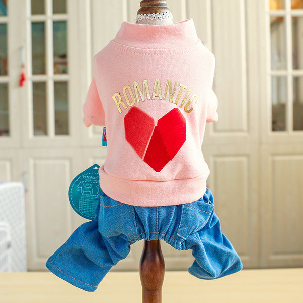 Valentine's Day Romantic Love Dog Clothes