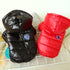 Winter Goose Down Jacket Warm Dog & Cat clothes pure color Black / Red