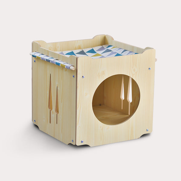 Multifunctional Cat House Box Hammock Composable Climbing Frame