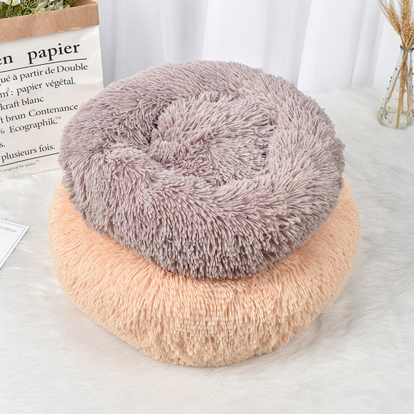 Warm Plush Circular Sleeping Dog Cat Mat