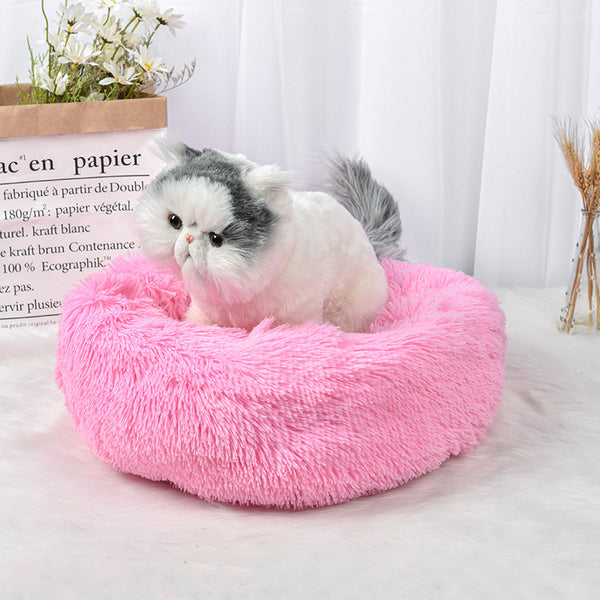 Warm Plush Circular Sleeping Dog Cat Mat