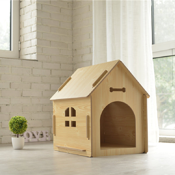 Indoor Detachable Wooden Dog House Modern