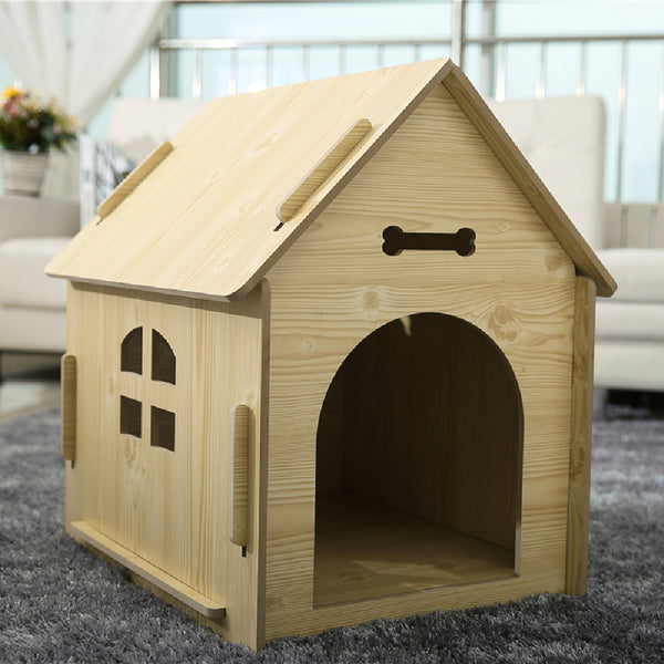 Indoor Detachable Wooden Dog House Modern