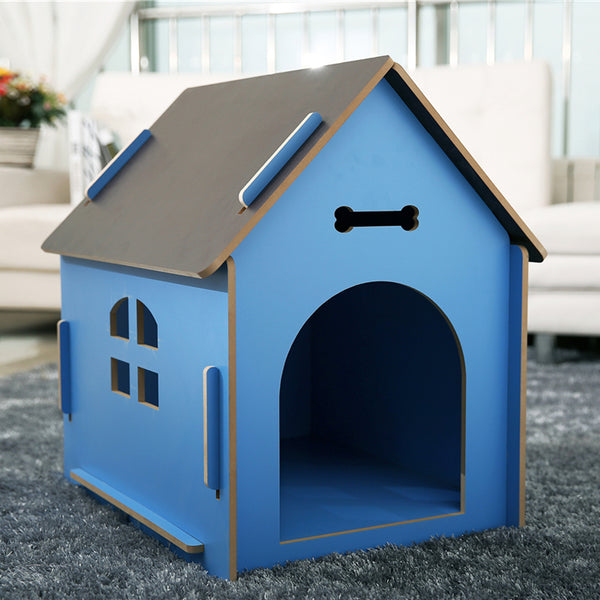 Indoor Detachable Wooden Dog House Modern