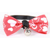 Valentine's Day Cat Dog Love Bow Collar Bell